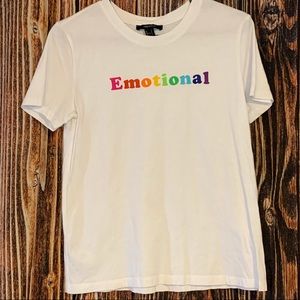 ⛱ F21 emotional Tee